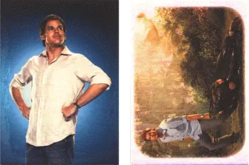 Man in casual shirt from Dexter Seasons 1 & 2 Dream Scenes foil chase set