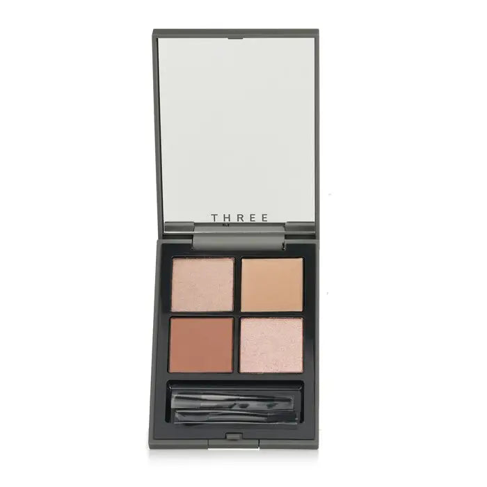 Dimensional Vision Eye Palette with four eye shadow shades, mirror, and applicator