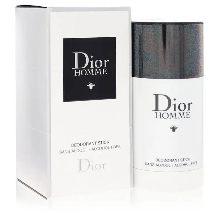 Dior Homme alcohol-free deodorant stick with packaging for Christian Dior fragrance