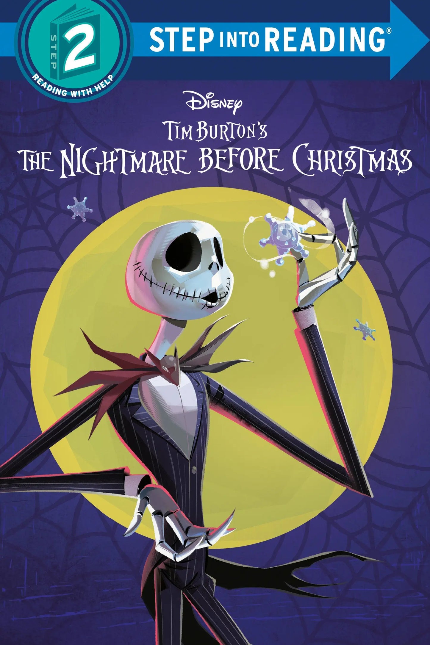 The Nightmare Before Christmas book cover is a leveled reader for Disney fans