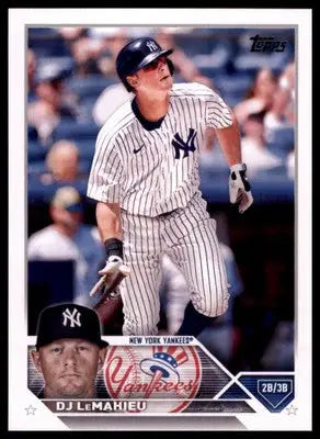 DJ LeMahieu baseball card from 2023 Topps #658 featuring New York Yankees player