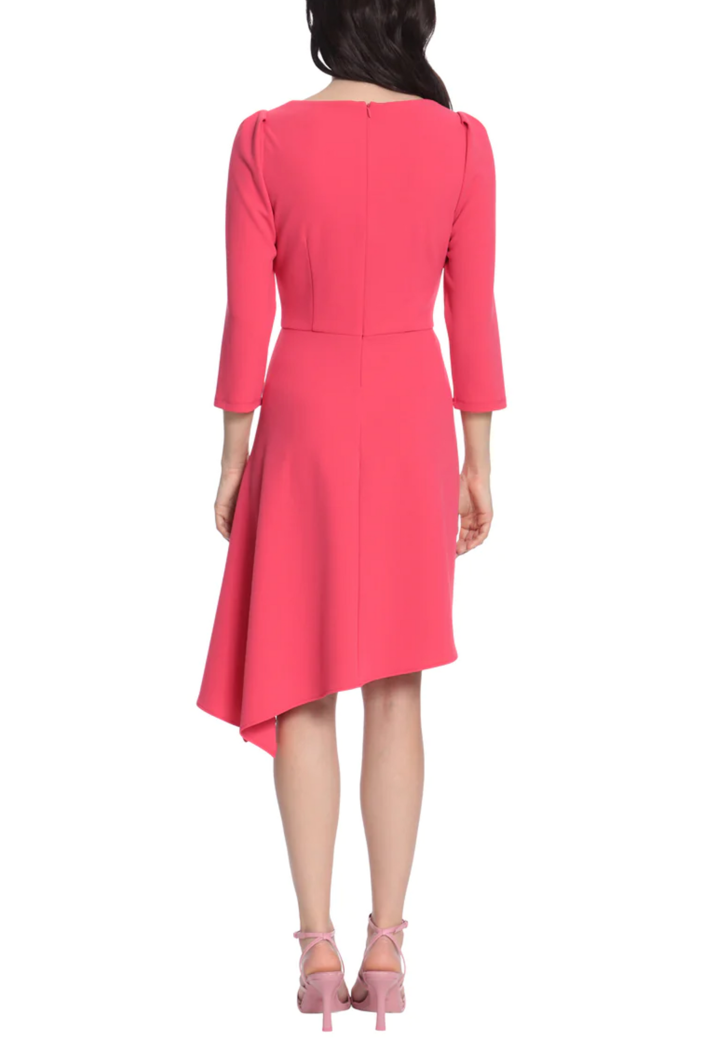 Donna Morgan Raspberry Day Dress LAST ONE! ONLY Med Size 10 Remaining Women's Apparel Office