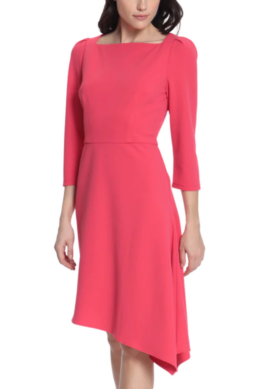 Donna Morgan Raspberry Day Dress LAST ONE! ONLY Med Size 10 Remaining Women's Apparel Office