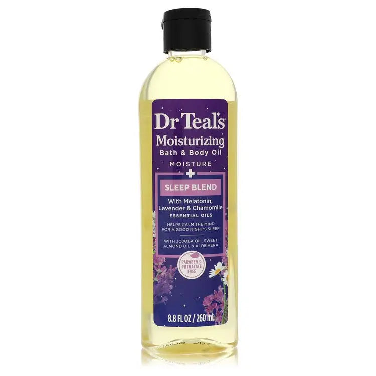 Dr Teal’s Moisturizing Bath & Body Oil Sleep Blend by Dr Teal’s - Bath & Body Oil with Melatonin Lavender & Chamomile