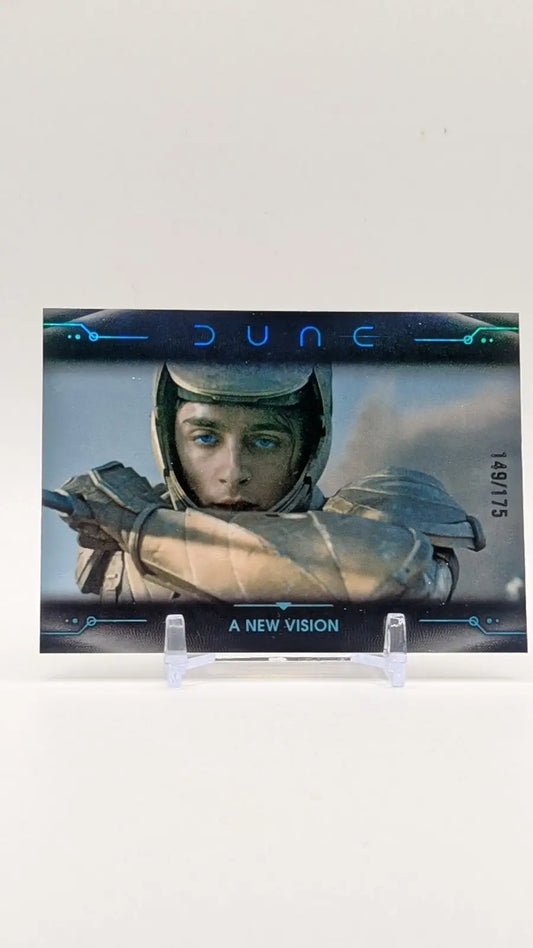 Dune Chrome trading card featuring Paul Atreides Aqua Refractor /150 from Topps 2024