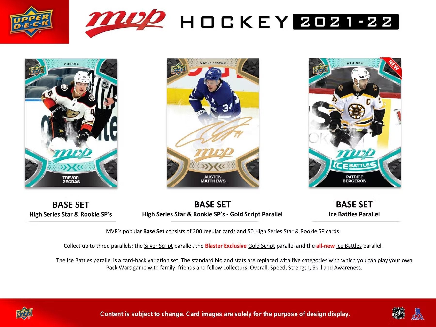 2021-22 Upper Deck MVP Hockey Box Set | Columbia Sports Cards & More.