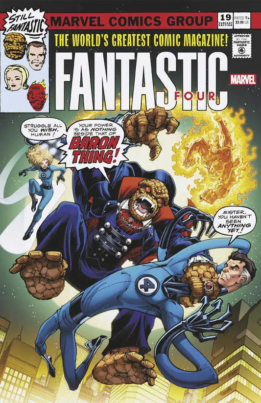 Marvel’s Fantastic Four #19 Todd Nauck Vampire Variant with superheroes and dynamic effects