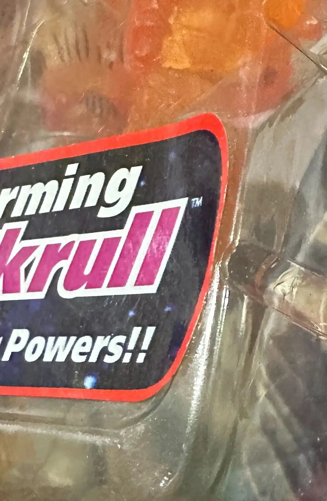 Forming Krull packaging for Fantastic Four Transforming Super Skrull action figure