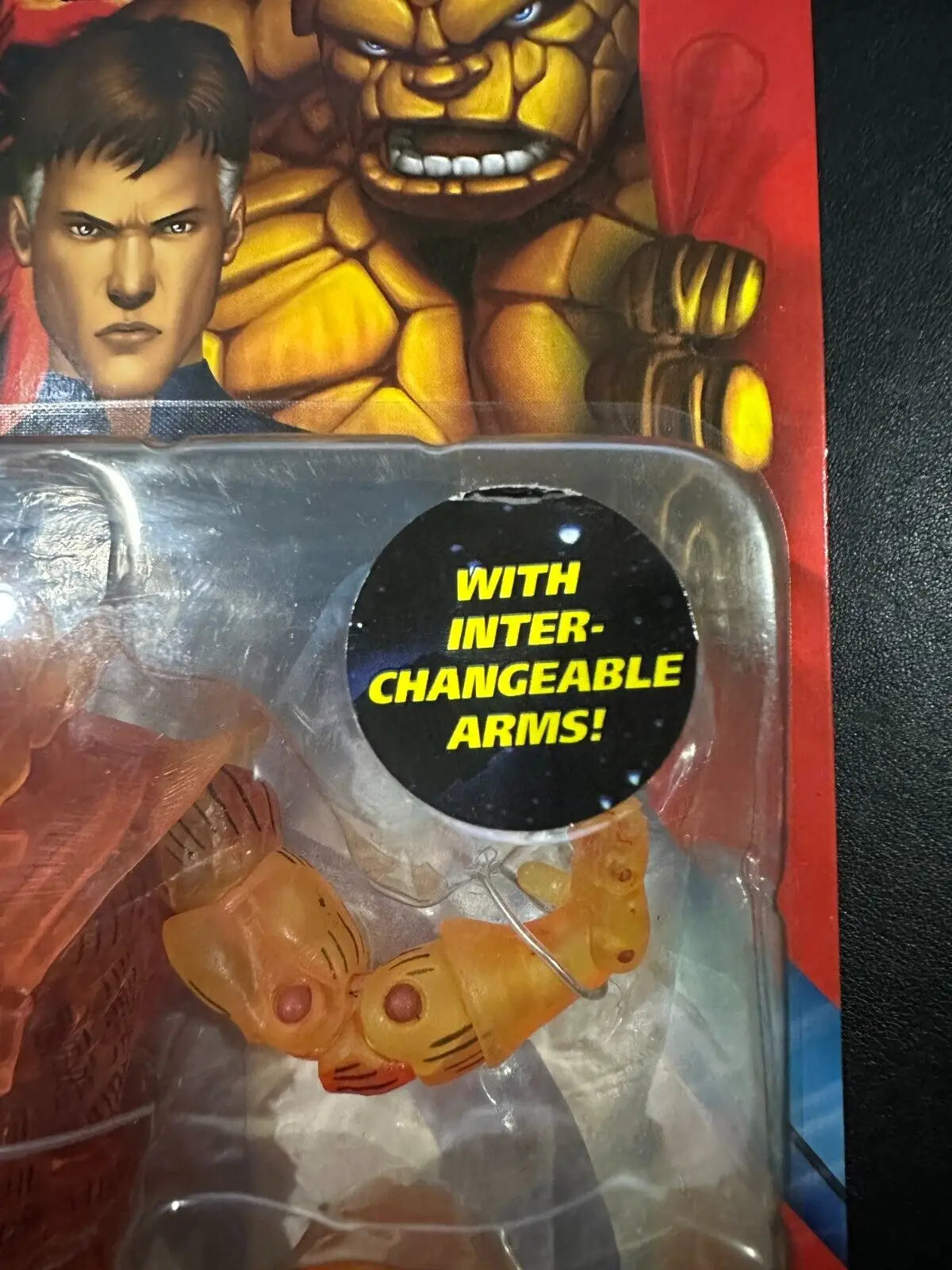 Action figure of Transforming Super Skrull with interchangeable arms from Marvel Legends