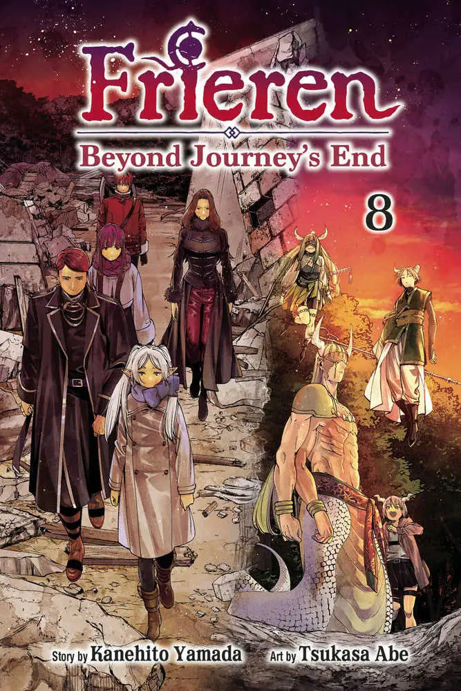 Frieren Beyond Journeys End Graphic Novel Volume 08 manga displayed front view
