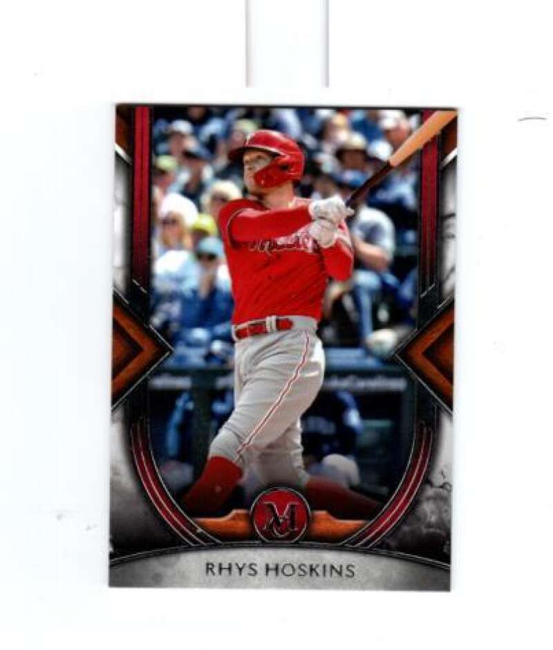 2022 Topps Museum Collection #29 Rhys Hoskins NM-MT Philadelphia Phillies Baseball Card Image 1