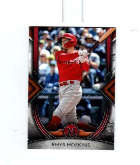 2022 Topps Museum Collection #29 Rhys Hoskins NM-MT Philadelphia Phillies Baseball Card Image 1