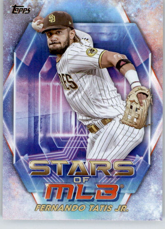 2023 Topps Stars of the MLB #SMLB-15 Fernando Tatis Jr. NM-MT San Diego Padres Baseball Card Image 1