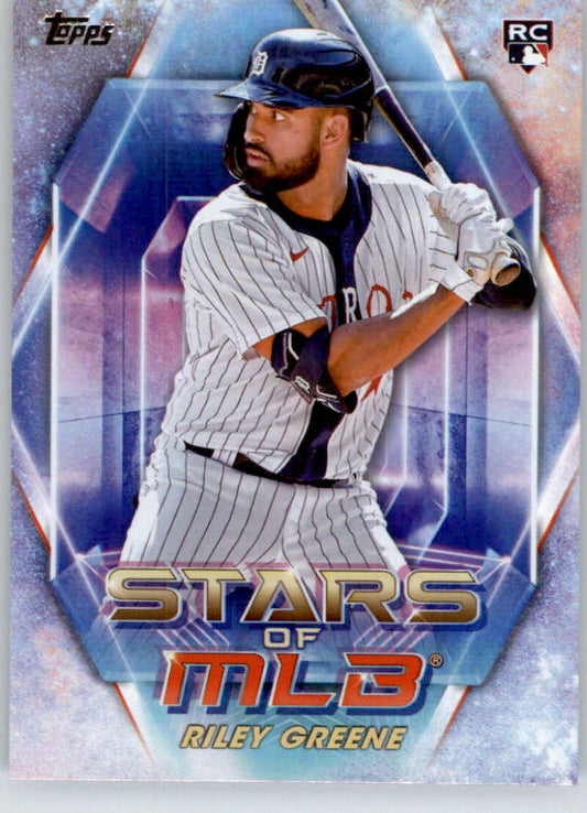 2023 Topps Stars of the MLB #SMLB-26 Riley Greene NM-MT Detroit Tigers Baseball Card Image 1