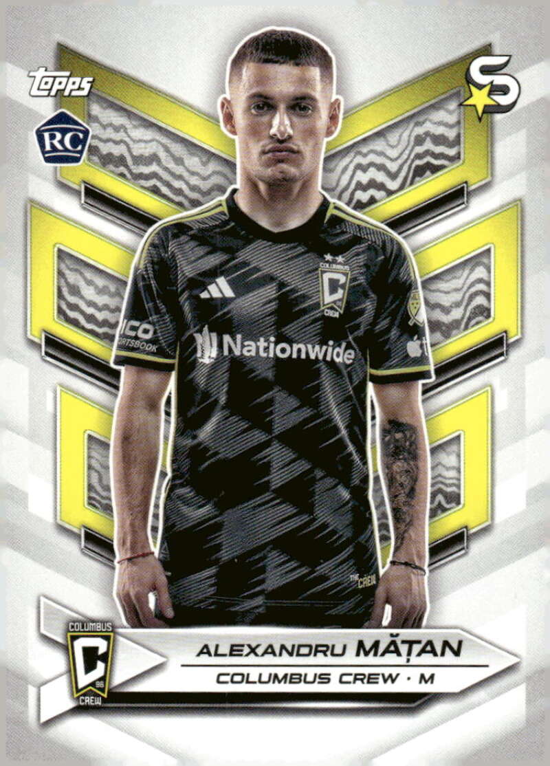 2024 Topps MLS Superstars #192 Alexandru Matan NM-MT RC Rookie Columbus Crew Soccer Card
