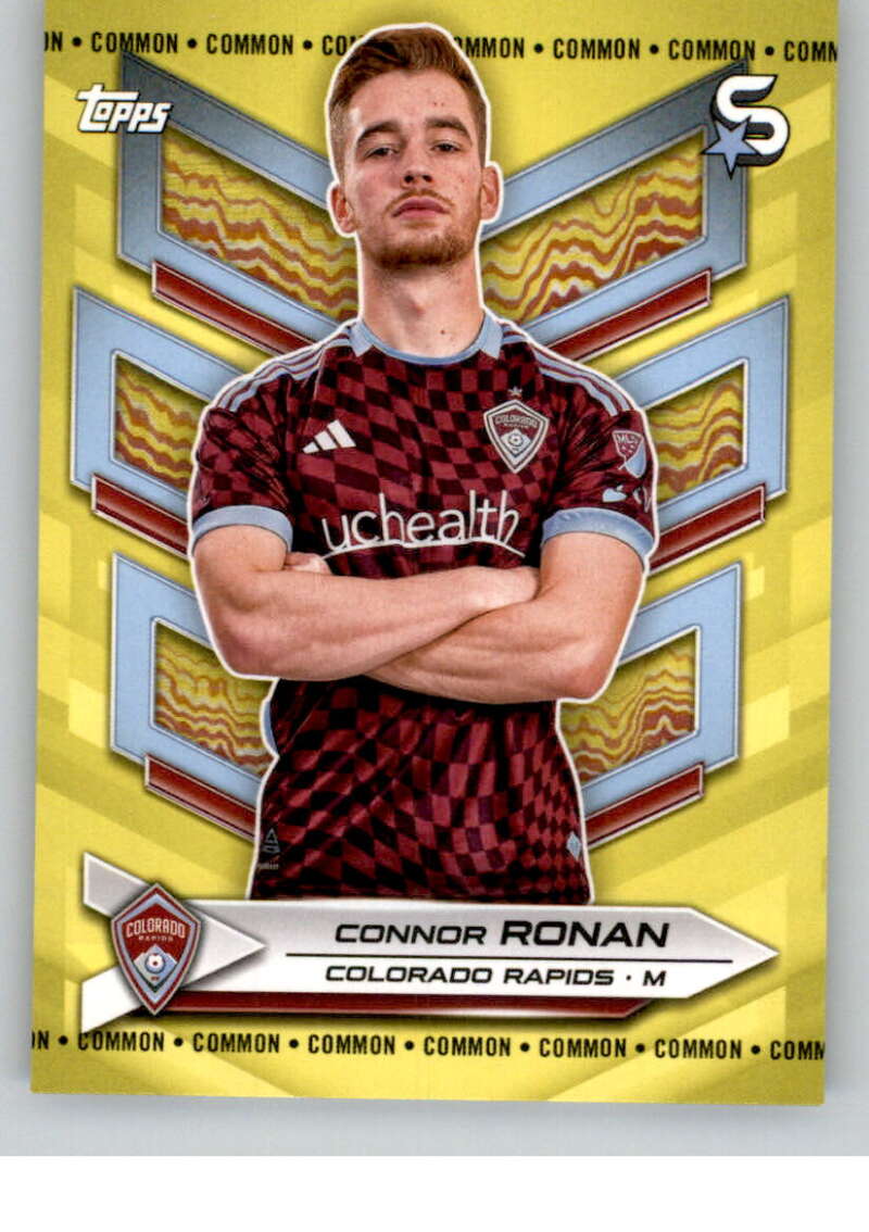 2024 Topps MLS Superstars Common Yellow #184 Connor Ronan NM-MT Colorado Rapids Soccer Card