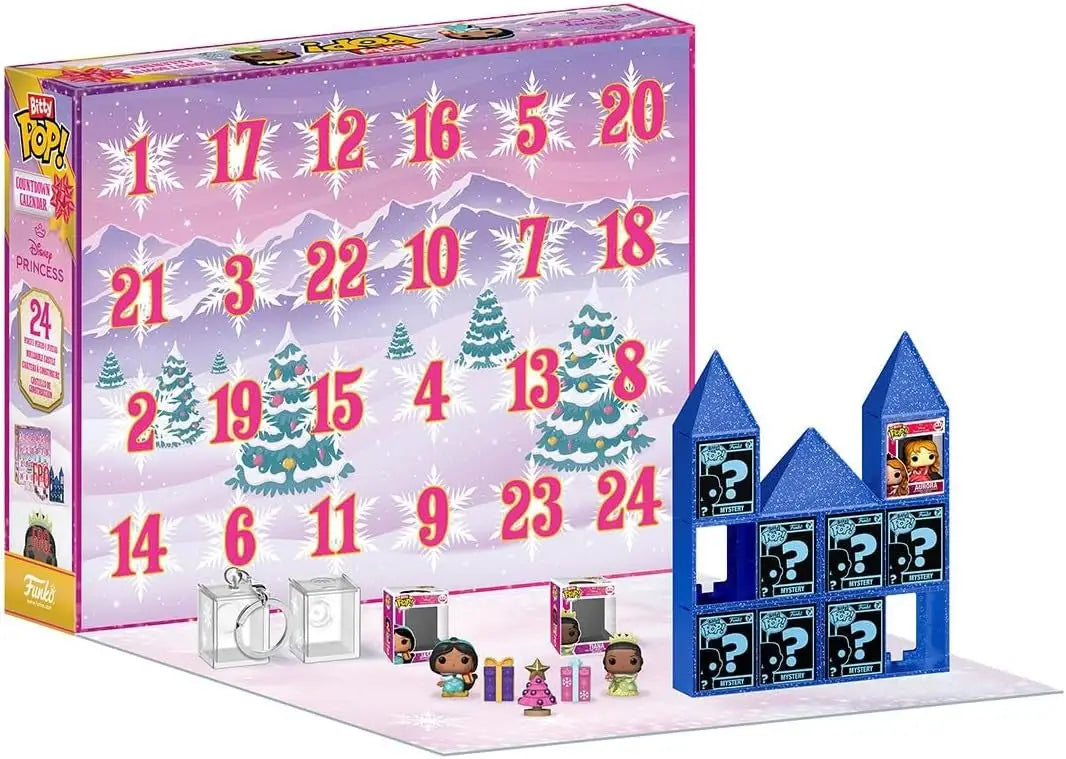Disney Princess Funko Pop! Christmas Advent Calendar featuring Bitty Pop collectibles