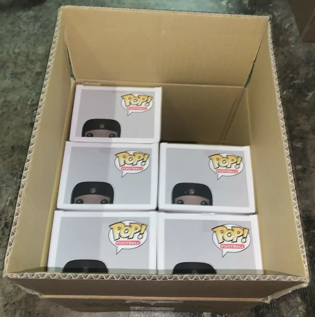 Funko Pop Robert Griffin III NFL football figures in a cardboard box display