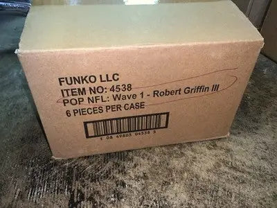 Cardboard box for Funko Pop Robert Griffin III NFL figures case of 5