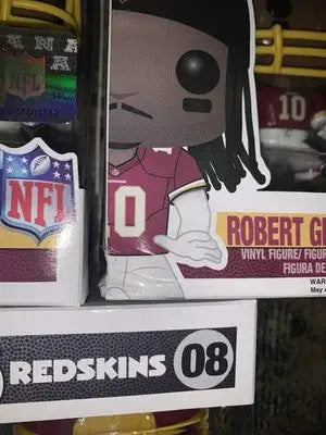 Funko Pop Robert Griffin III Redskins Vaulted NFL Commander Case of 5 display