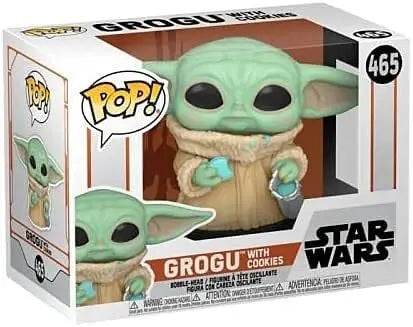 Funko The Mandalorian Grogu with Cookie Pop Vinyl figure with cookies from Star Wars model 465
