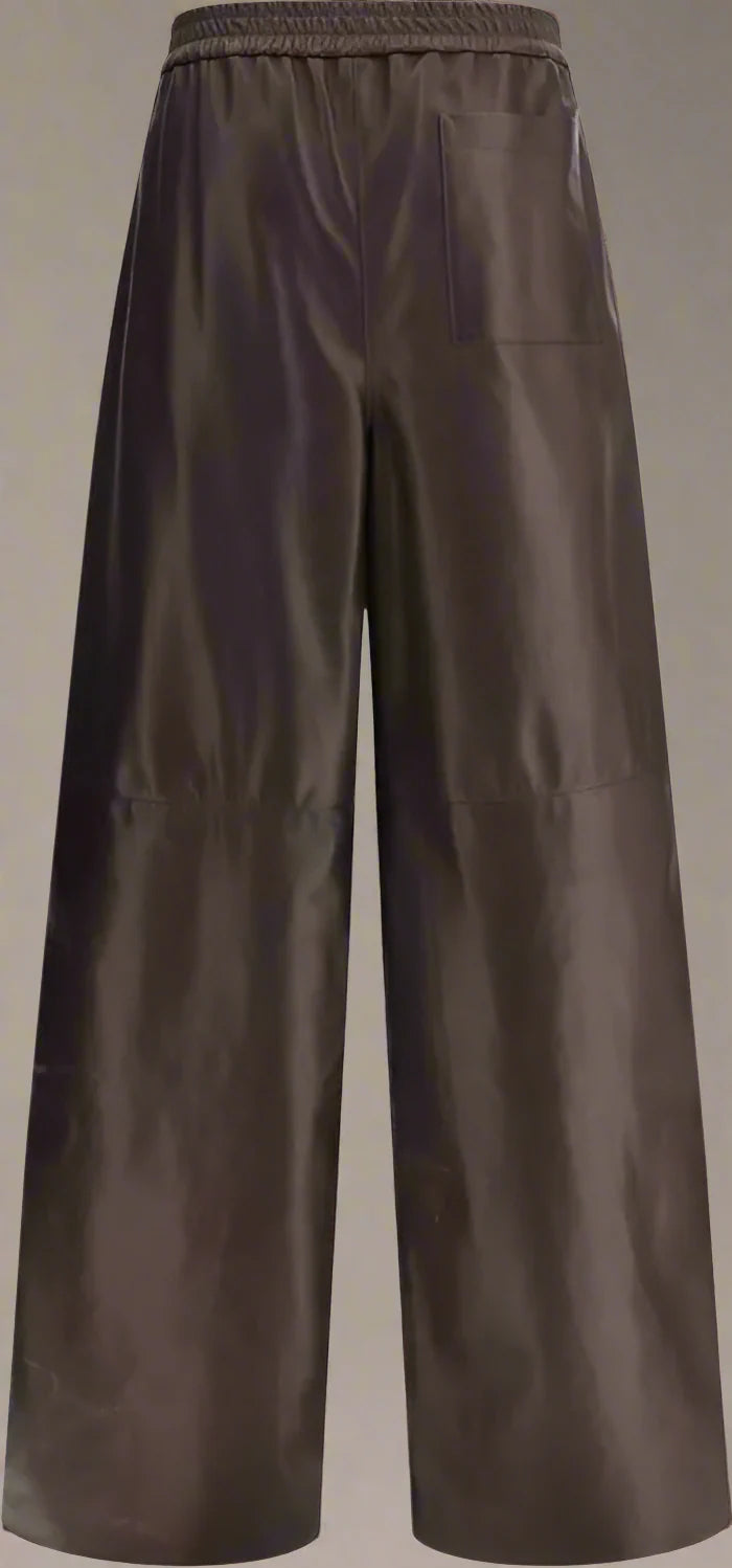 Giorgio Armani Women’s Lambskin Nappa Leather Pants | STORE 7994