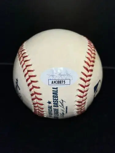 Gene Stallings autographed baseball OMLB signed for Alabama Texas A&M fans and collectors