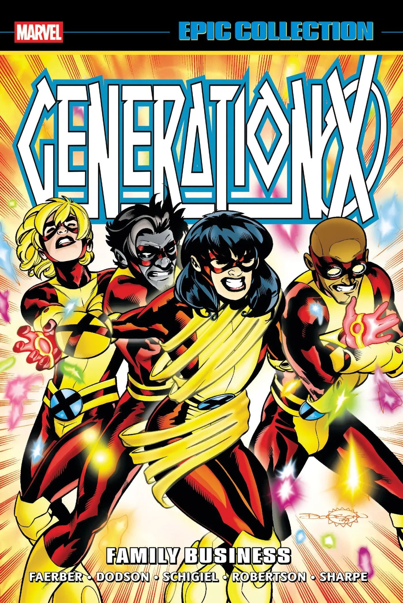 Marvel Comics Generation X Epic Collection Family Business graphic novel display