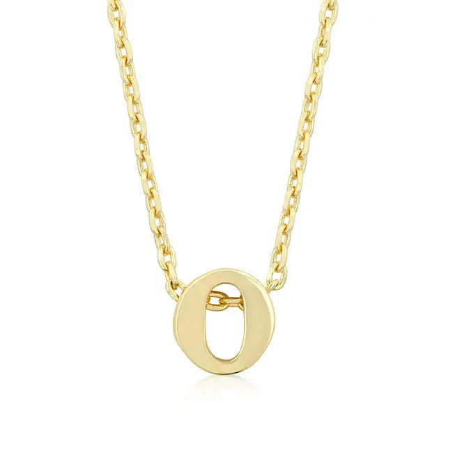 Golden Initial O Pendant - Pendants