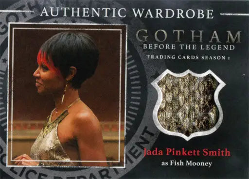 Authentic Wardrobe trading card featuring Jada Pinkett Smith as Fish Mooney from Gotham
