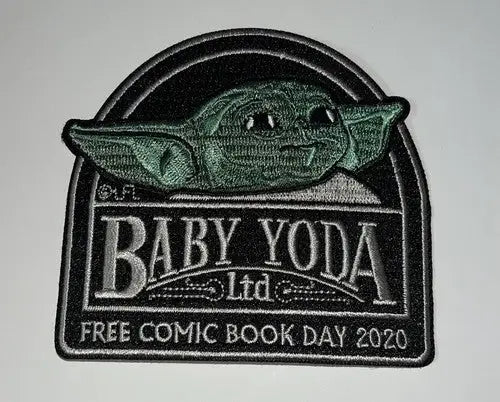 Star Wars Baby Yoda embroidered patch for Free Comic Book Day 2020 comic book event
