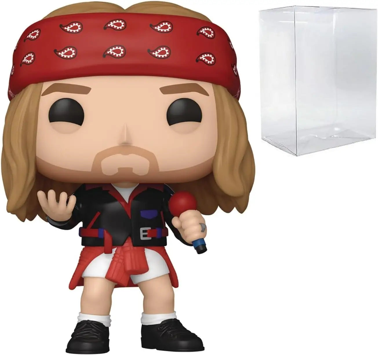 Axl Rose Funko Pop figure from Guns N Roses display in collectible vinyl edition