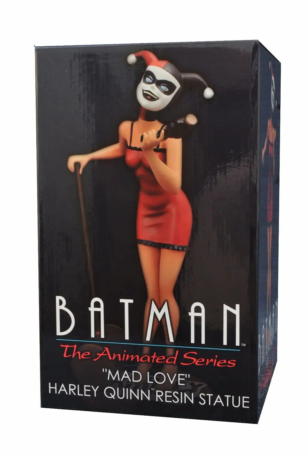 Harley Quinn resin statue box for Mad Love by Diamond Select Toys from Batman TAS