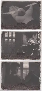 Harry Potter Memorable Moments three-panel film strip with gold foil stamped design