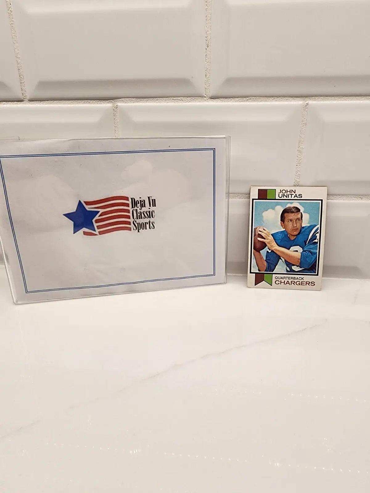 HOF John Unitas 1973 Topps #455 EX Vintage Football Card San Diego Chargers