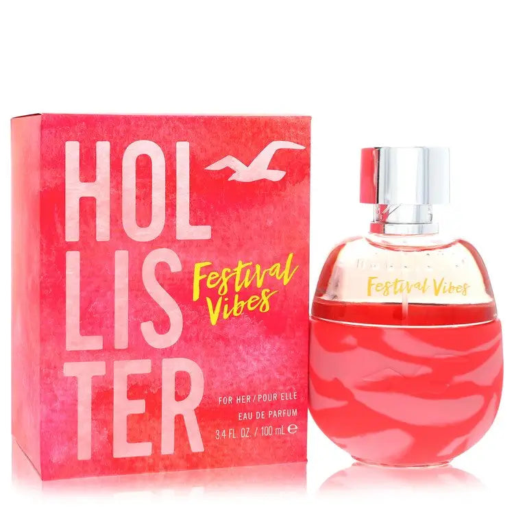 Hollister Festival Vibes by Hollister - Eau De Parfum Spray 3.4 oz - Women / Medium - Eau De Parfum Spray 3.4 oz