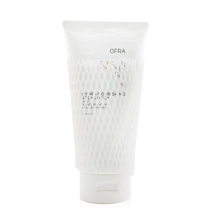 White Hydra-nourishing Body Lotion tube with textured grip, 180ml/6oz