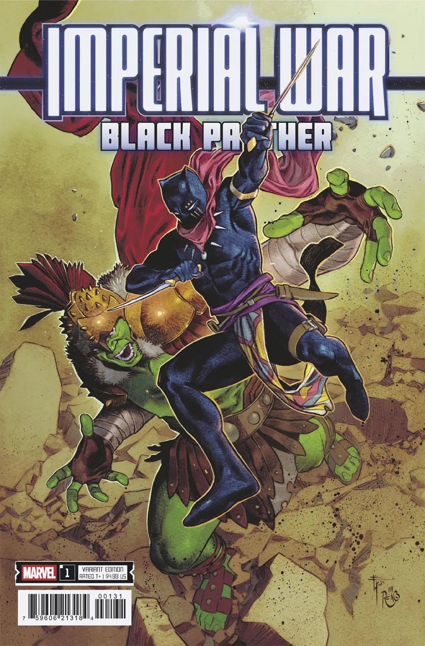 Marvel comic book featuring Black Panther and Hulk from Imperial War Black Panther #1