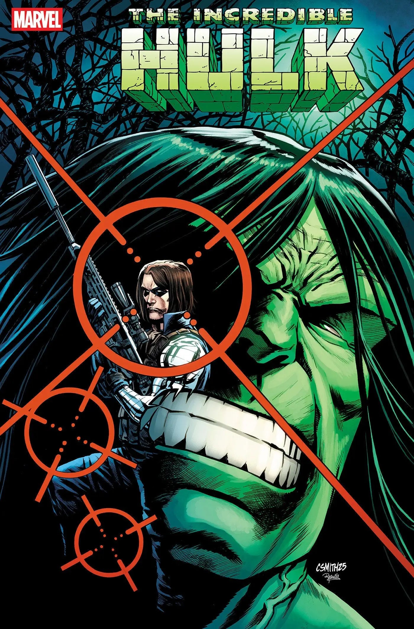 Comic book cover of Incredible Hulk #26 Cory Smith Variant featuring vibrant artwork