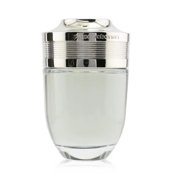 Clear glass Invictus After Shave Lotion bottle with silver cap 100ml 3.4oz