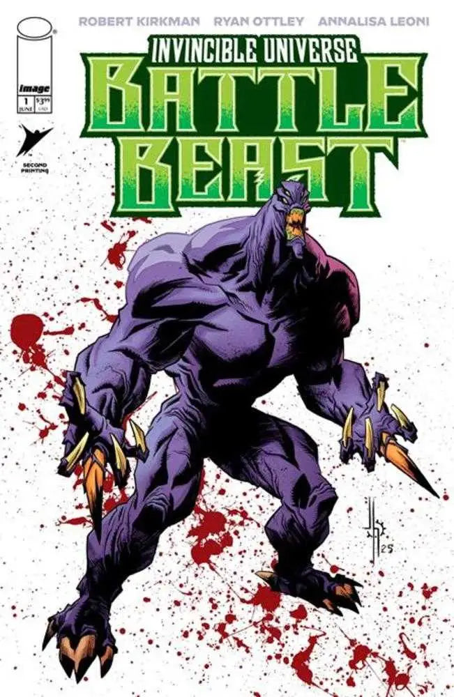 Battle Beast comic book from Invincible Universe featuring Jason Howard Variant Cover B