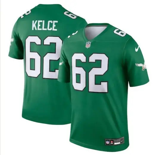 Green Philadelphia Eagles Jason Kelce #62 Nike Alternate Legend Player Jersey