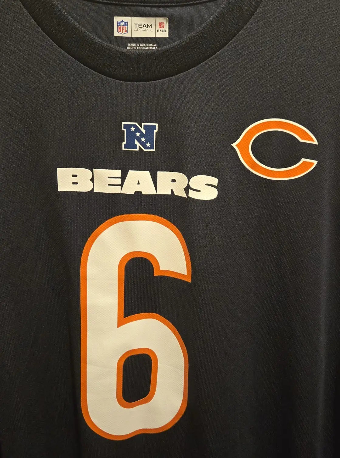 Chicago Bears jersey featuring Jay Cutler #6 in navy blue NFL team apparel