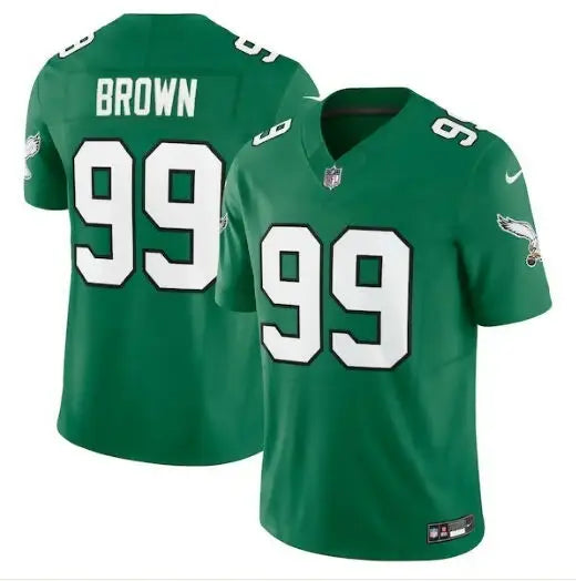 Green Philadelphia Eagles Nike Alternate Vapor F.U.S.E. Limited Jersey with white numbers