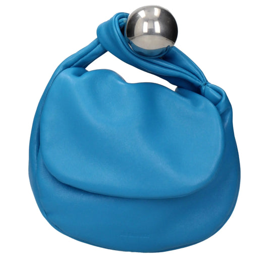 Jil Sander Blue Leather Handbag - Handbag