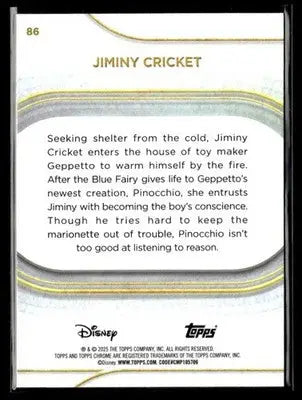 ? Jiminy Cricket — 2025 Topps Chrome Disney #86 ? - Trading Card