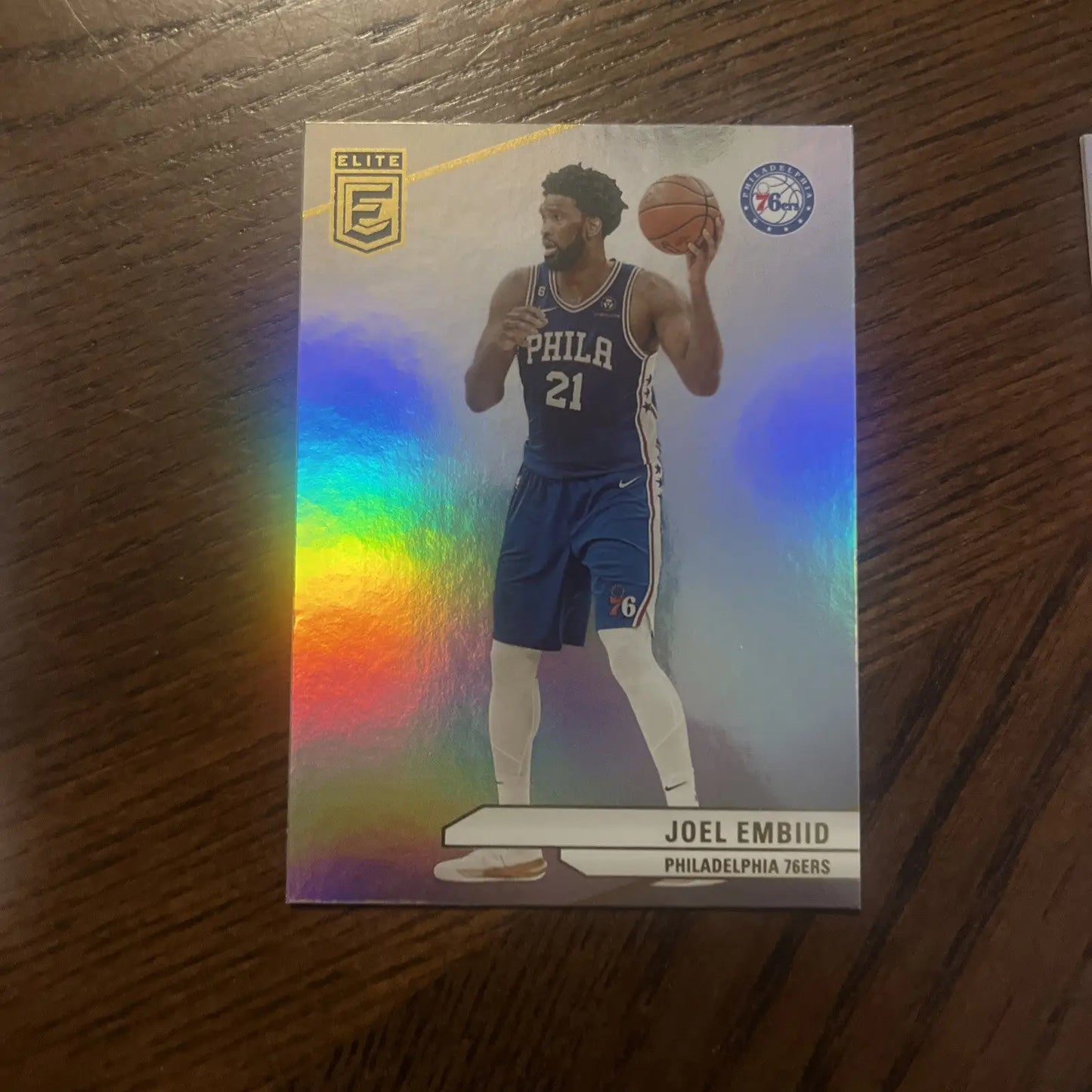 Joel Embiid basketball card in a collectible Joel Embiid 16 Card Lot for trading cards
