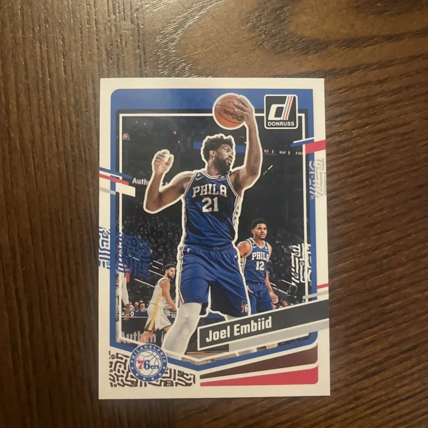 Joel Embiid basketball card from a collectible trading card lot of 16 cards