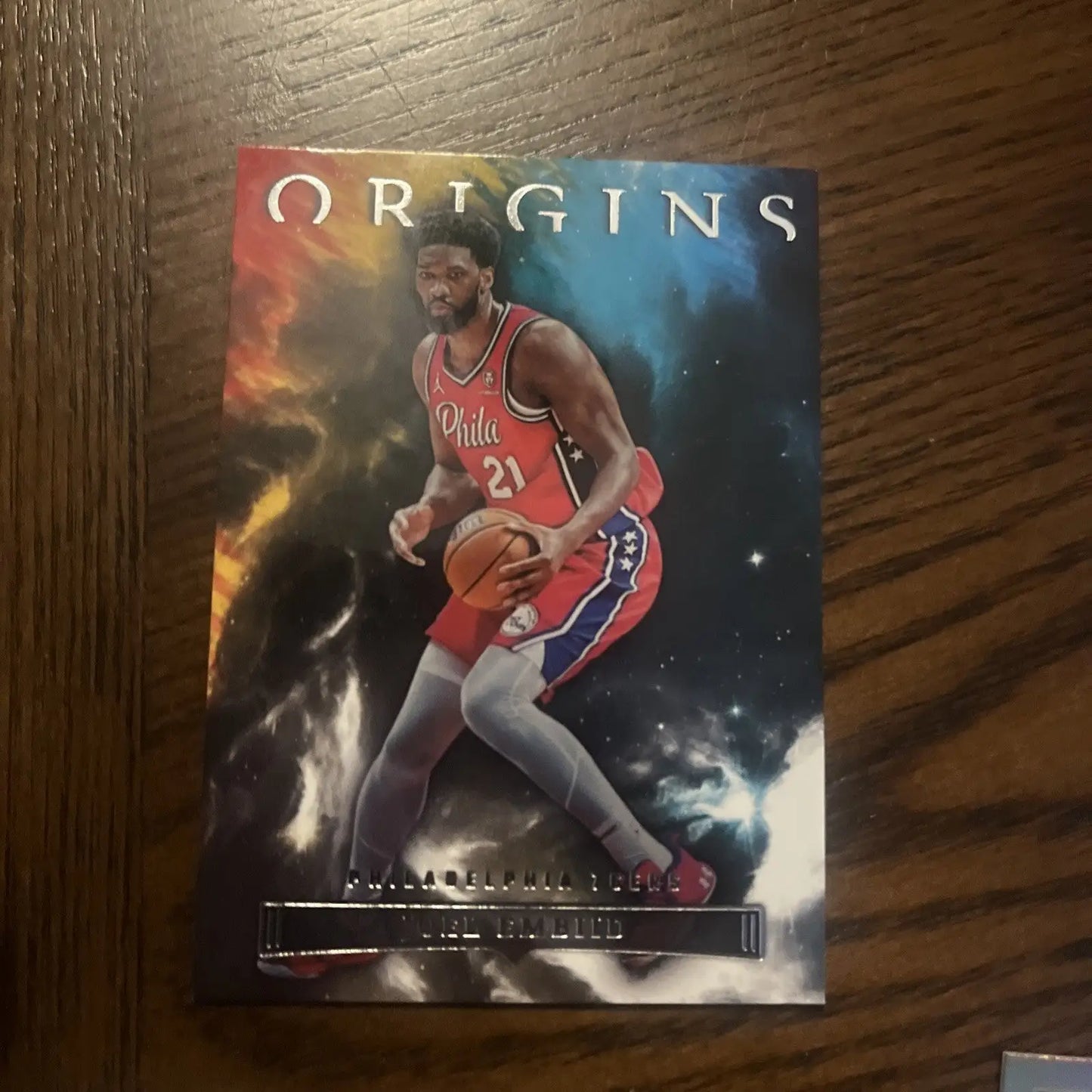 Joel Embiid basketball card from the exclusive Joel Embiid 16 Card Lot trading cards