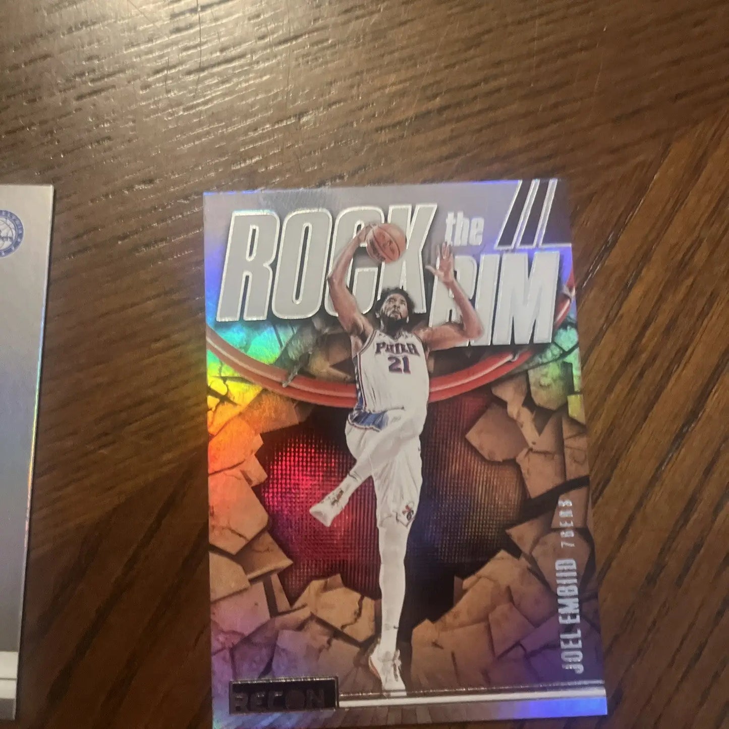Joel Embiid basketball card featuring in a premium Joel Embiid 16 Card Lot collection